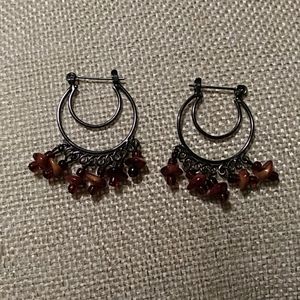 Beaded Hoop Earrings